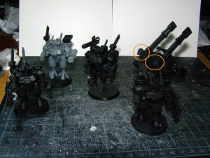 tau-magnets Modular Crisis Suits and Broadside Battle Suit
